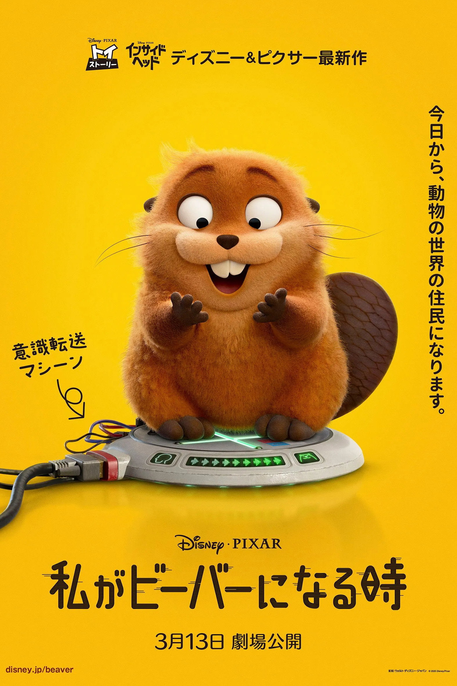 私がビーバーになる時のポスター